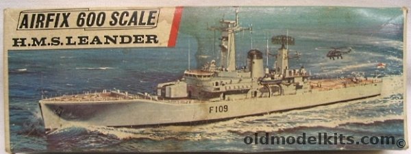 Airfix 1/600 HMS Leander Guided Missile Frigate (Dido / Arethusa), F6S plastic model kit